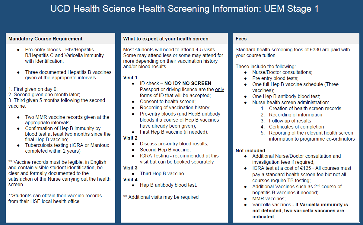 UEM Stage 1